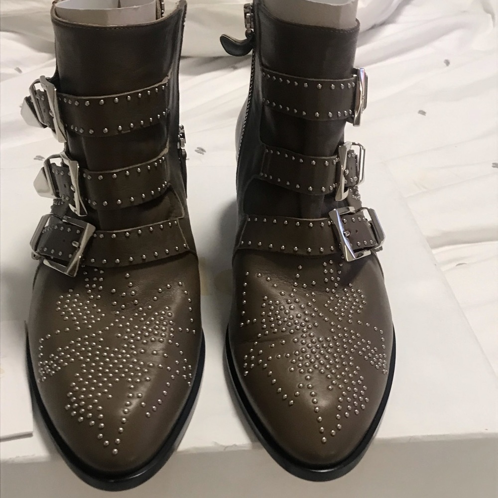 SALE NWT Chloé Susanna studded leather boots - Picture 5 of 8